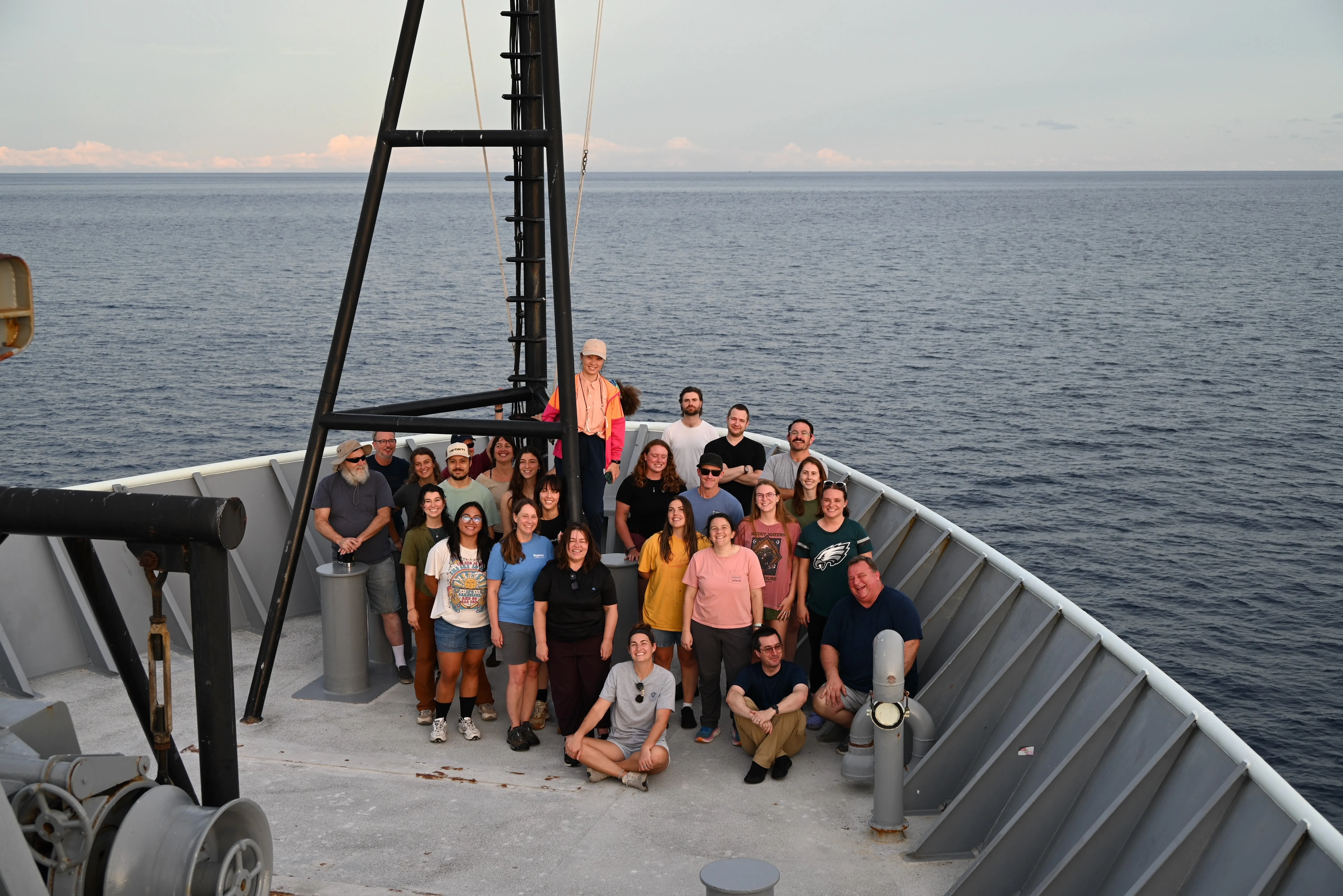 Scientific crew from I09N
